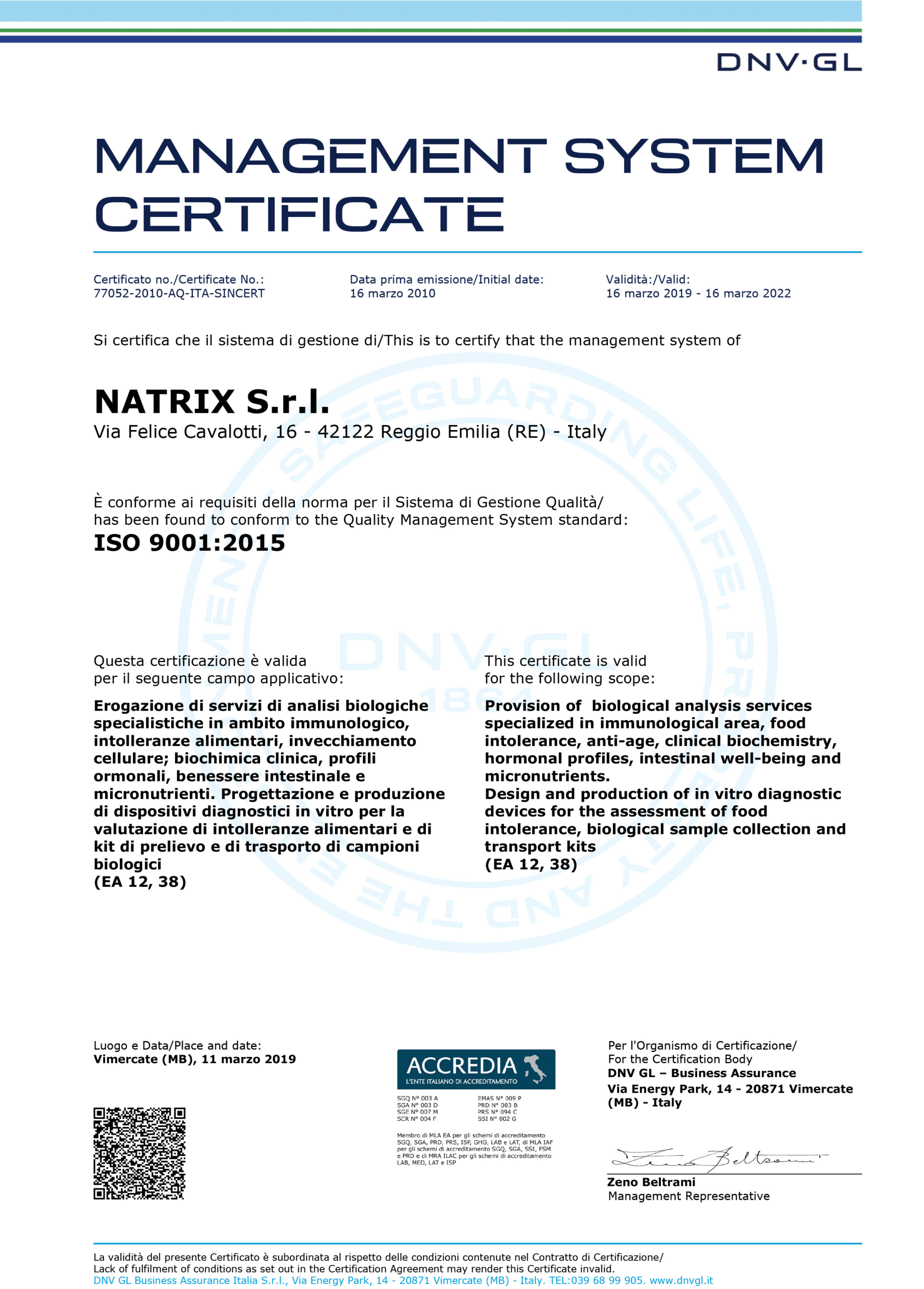 immagine certificazione iso 9001